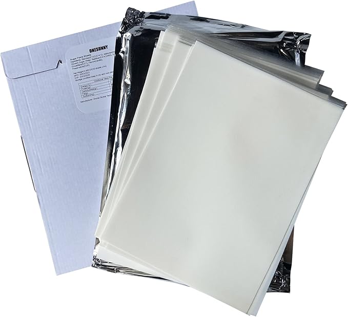 A4 Size 25 Sheets Frosting Sheets Edible Sugar Papers Icing Paper for Cake Decoration 11.7*8.3 Cake Decorating Tools
