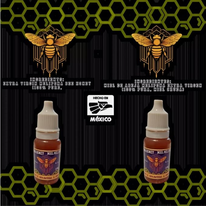 Miel Melipona 100% Natural Raw Honey Jimerito Honey Emma Bram