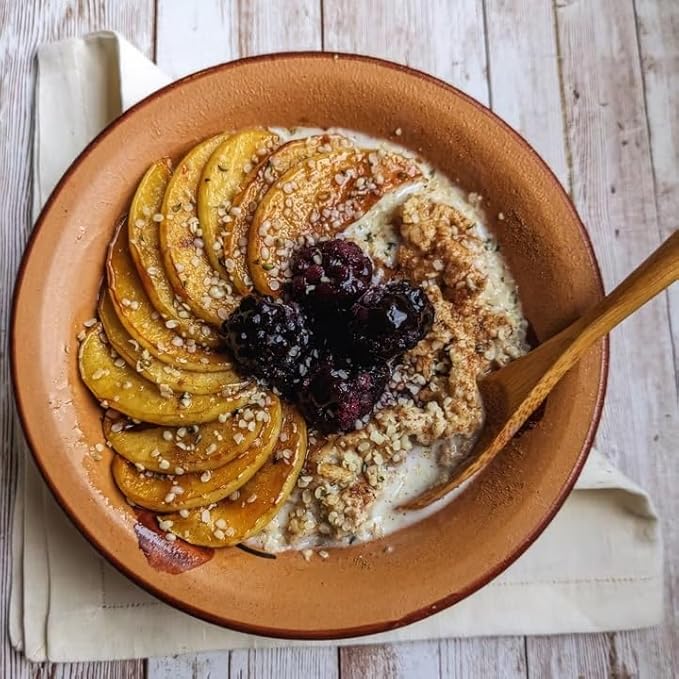 Trader Joe's Gluten Free Organic Rolled Oats with Ancient Grains &amp Seeds Blend of Rolled Oats Amaranth Quinoa Chia Seeds Ground Flax Seeds 41 grams of Whole Grains per Serving Good source o
