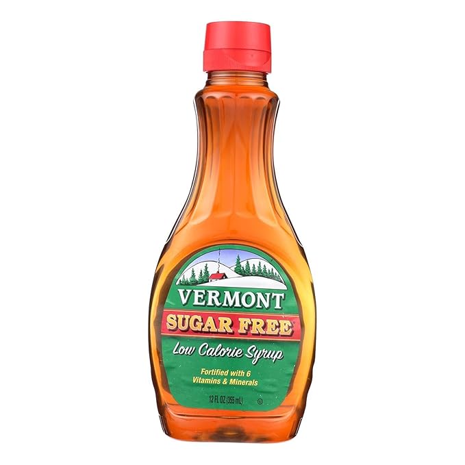 Maple Grove Farms Syrup Vermont Maple Sugar Free Pack of 12 Size - 12 FZ Quantity - 1 Case12