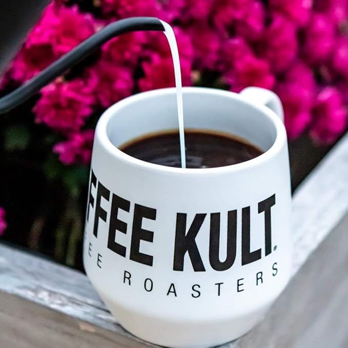 Koffee Kult Medium Roast Decaf Coffee Beans Colombian Single Origin 100% Arabica Naturally Swiss Water Process Chemical Free - 32oz Resealable package