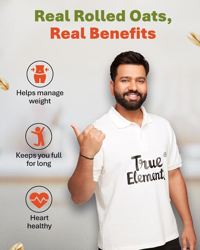 True Elements Gluten Free Rolled Oats 500gm