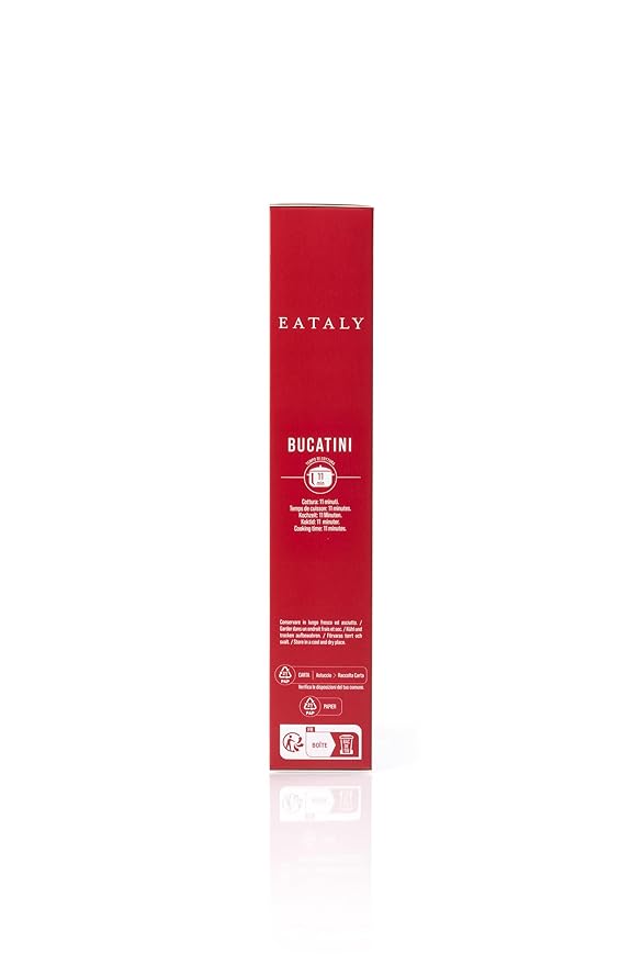 Eataly Pasta Night Trio Pasta Bundle Pack- Bucatini Rigatoni &amp Penne Rigate 3-500g (17 oz.) Boxes- 1 Each