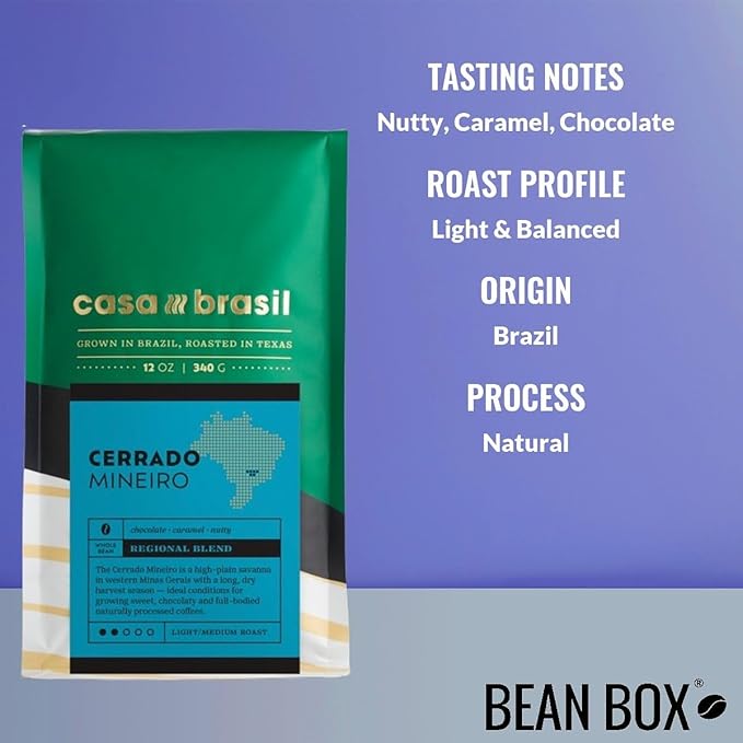 Bean Box Sampler - Roasted by Casa Brasil s 3-Pack Whole Bean Coffee Gourmet Coffee
