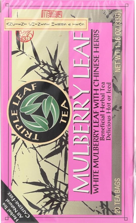 TRIPLE LEAF TEA MULBERRY LEAF 20 BG 6 pack