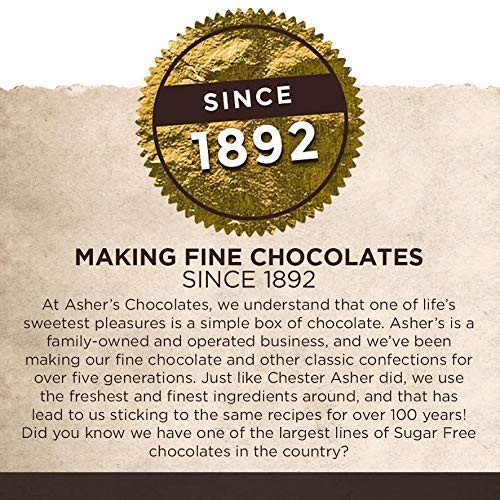 Asher's Chocolates Chocolate Coated Eggs Spring Collection of Easter Eggs Small Batches of Kosher Chocolate Family Owned Since 1892 24 Chocolate Eggs (Dark Chocolate Peanut Butter)