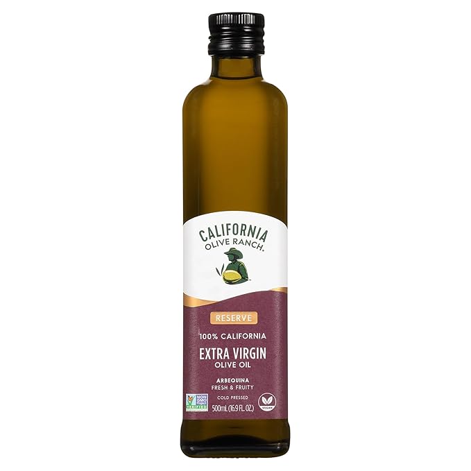 C.alifornia Olive Ranch Arbequina Reserve Extra Virgin Olive Oil 16.9 fl oz (Pack of 6)