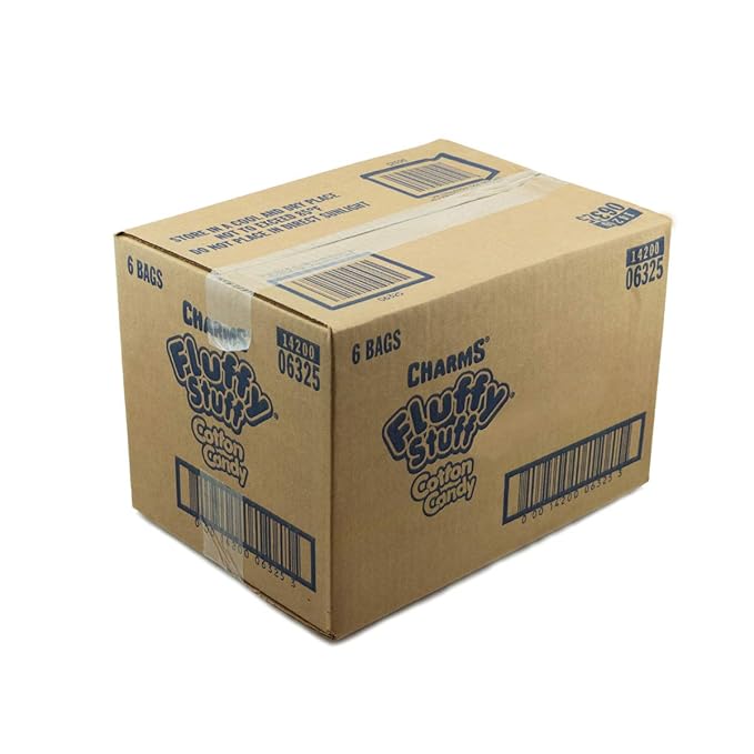 Fluffy Stuff Cotton Candy 2.5 oz bags Pack of 6