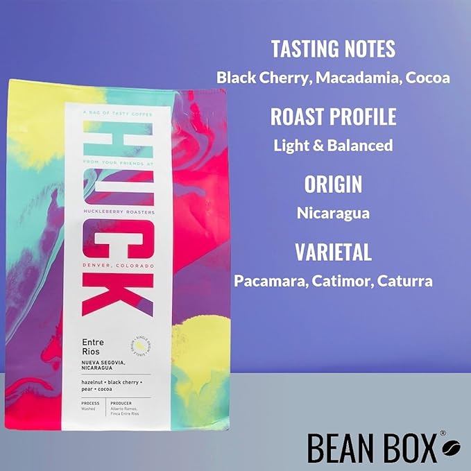 Nicaragua Entre Rios - Roasted by Huckleberry Roasters - Freshly Ground Coffee - 5 Pound Bag