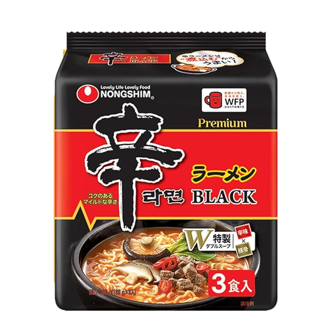 Noshin Shin Ramen Black Bag 3 meals P