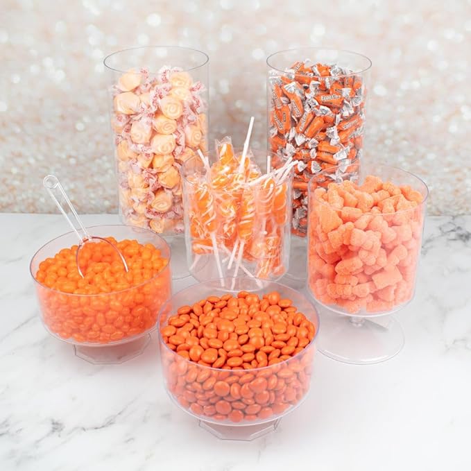 Orange Candy Buffet Bulk Party Supplies (Feeds 12-18)