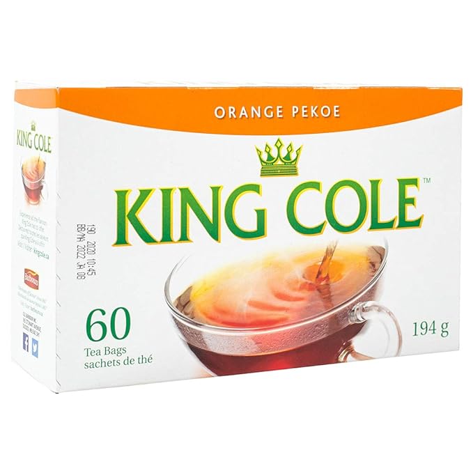 King Cole Premium Orange Pekoe Tea - 60 Tea Bags (Loose Leaf &amp Boxed)