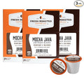 Fresh Roasted Coffee Mocha Java Medium Roast 72 Pods for K Cup Brewers