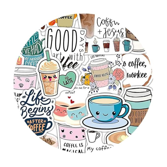 Instant Sweetened VIA Iced Coffee Medium Roast Packets &amp Exclusive Coffee Vinyl Sticker! (18 Packets Total)