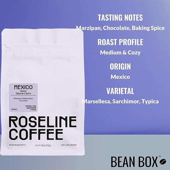 Mexico Talea de Castro - Roasted by Roseline Coffee - Whole Bean Coffee - 2 Pound Bag