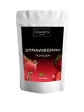 Civara Organic Strawberry Powder 6oz &amp 12oz | 100% Natural Fruit Powder | No Sugar &amp Additives | Great Flavor for Drinks Smoothie Beverages | USDA Organic | Vegan | Gluten Free (12 Ounces)