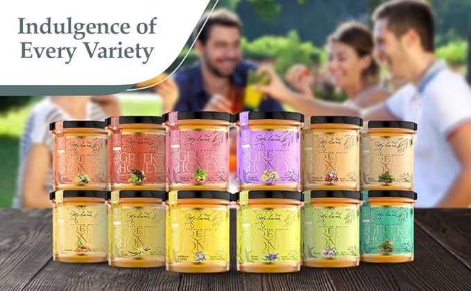 MY LAND Heather and Pine Greek Natural Raw Honey Unfiltered (9.5 Ounce (Pack of 1))