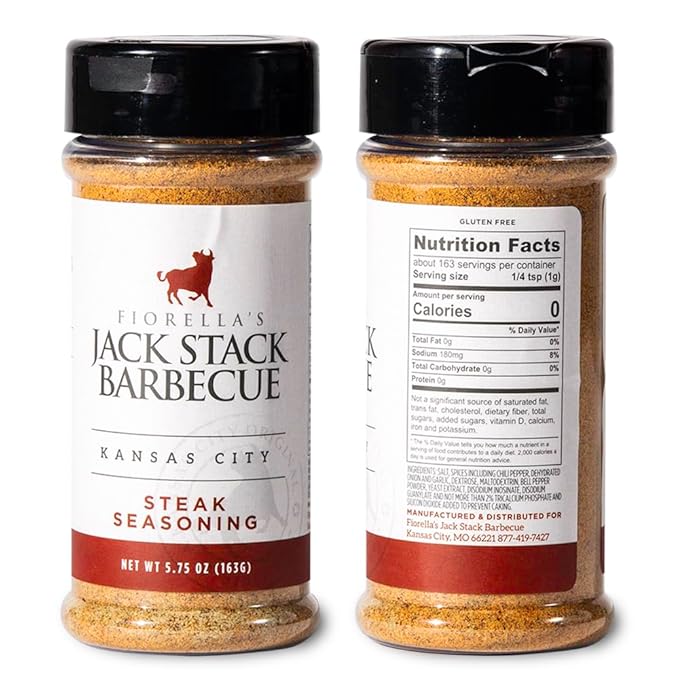 Jack Stack Barbecue Dry Rub Seasoning Variety Pack - All Purpose Steak Poultry &amp Meat Seasonings - Kansas City Spice 3 Pack - for Chicken Steak Ribs Vegetables Seafood and More (7oz Each)