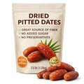 Dried Pitted Dates 2 lb Bag Naturally Sweet Snack No Added Sugar No Preservatives Sun-Dried High Fiber Healthy Fruit Snack Dates for Baking &amp Snacking