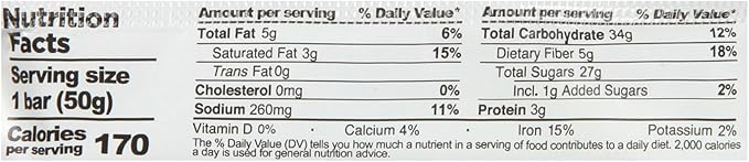 Simply Chocolate Date Bars Triple Cacao Fair Trade Vegan Friendly Kosher Gluten Free &amp Non-GMO 1.76 Ounce (Pack of 12)