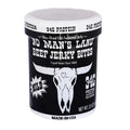 No Mans Land Beef Jerky Cups | High Protein Snack On-The-Go | 6 x 2oz Cups (6 Pack - 2oz Mild)