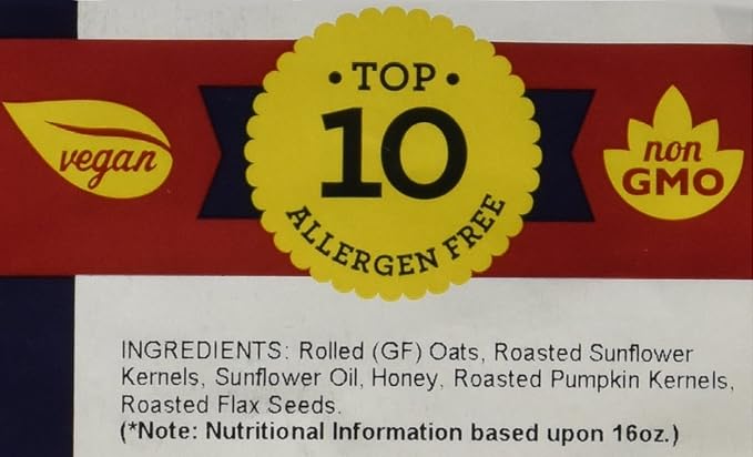 Gerbs Original Seed n' Honey Granola 2 LBS. - Top 14 Food Allergy Free &amp Non GMO - Keto Safe - Made in Rhode Island …