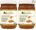 Kevala Organic Raw Oaxaca Honey - 16 oz - 454g – Unfiltered Raw - Pure Honey for Tea – Gluten Free – Liquid Sweetener (Pack of 2)