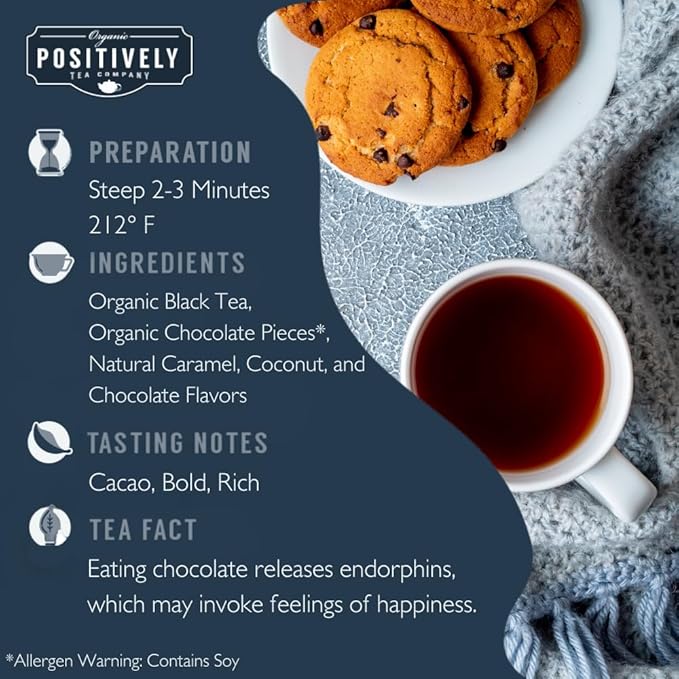 Organic Positively Tea Company Dessert Tea Sampler Loose Leaf 4 Ounce 3 Pack