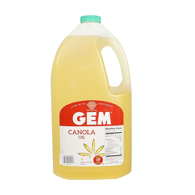 Gem Canola Oil 1 Gallon Container Hampton Distribution