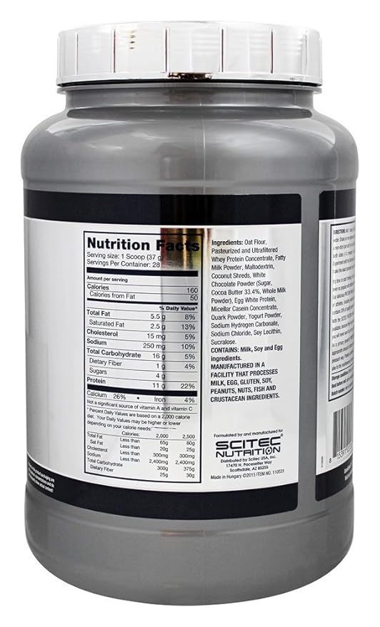Scitec Nutrition - Protein Pancake High Protein Pancake Mix White Chocolate Coconut - 2.28 lbs.