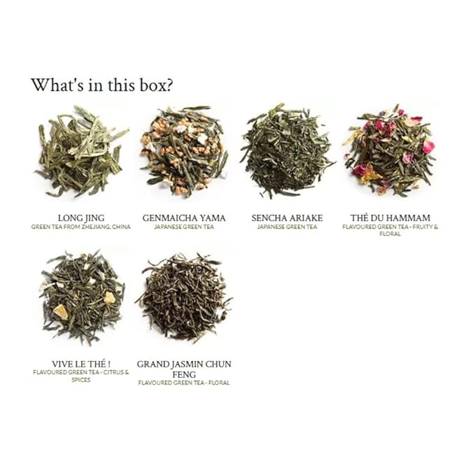Palais des Thés - Green Teas Gift Box - 36 Assorted Premium Tea Bags