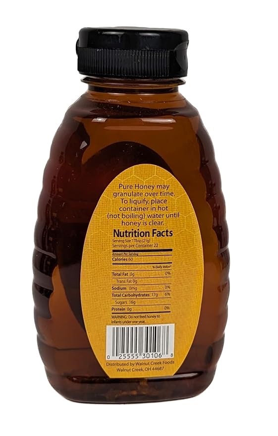 Walnut Creek Clover Honey 16 oz. (Pack of 4)