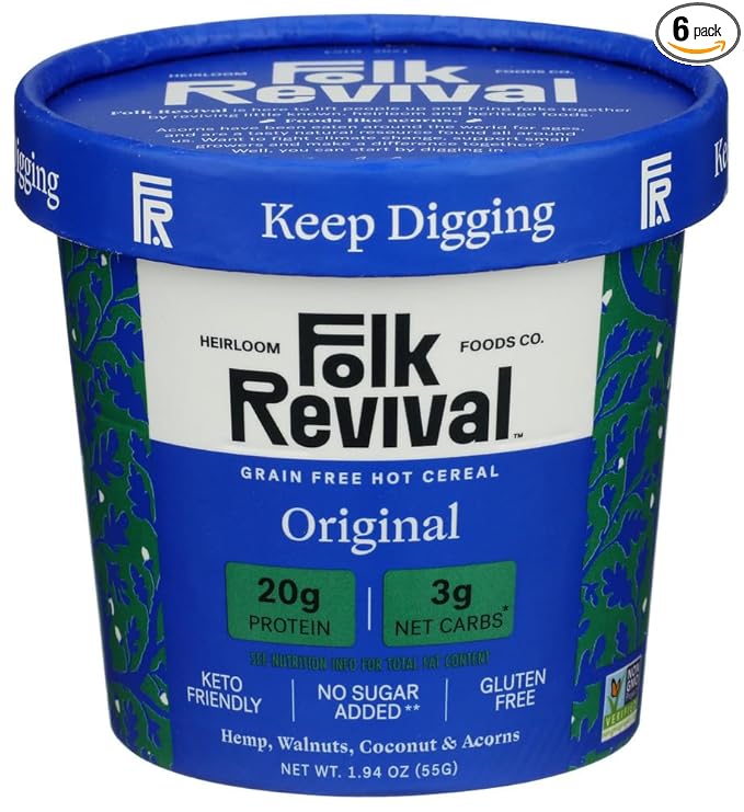 Folk Revival Hot Cereal Original 1.94 oz (Pack of 6)