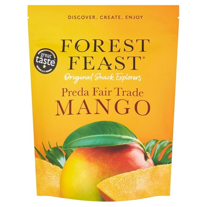 Forest Feast Preda Mango 100 g - 2 Pack | Dried Mango Fruit Snack in Premier Life Store packaging