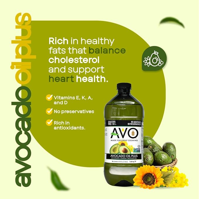 Avocado Oil Blend Non-GMO No Preservatives 67.6 Fluid Ounces