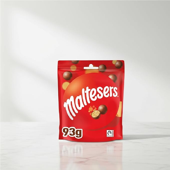Maltesers Standard Chocolate Pouch 93g (Pack of 3)
