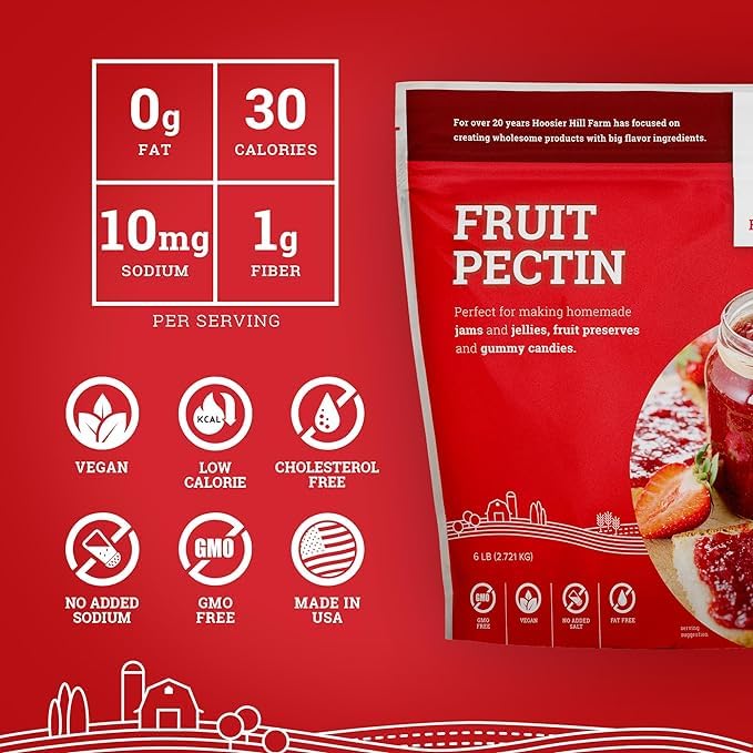 Hoosier Hill Farm Fruit Pectin 6LB (Pack of 1)