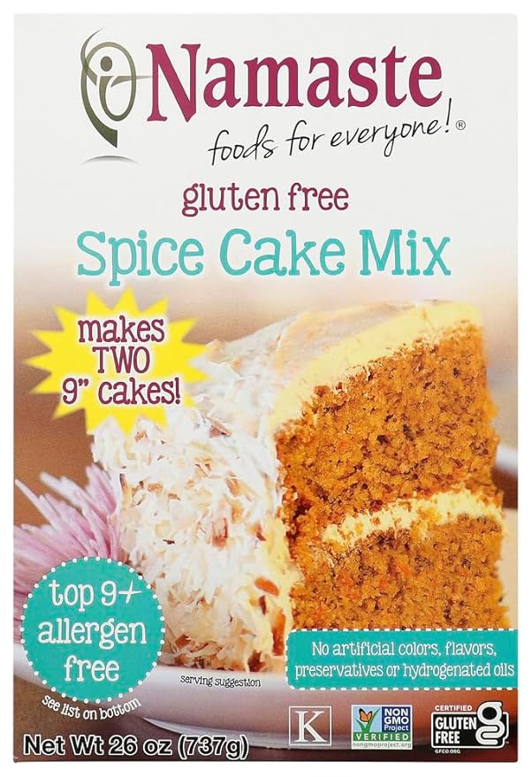 NAMASTE FOODS MIX CAKE SPICE WFGFDF 26 OZ by Namaste
