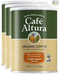 Cafe Altura Ground Organic Coffee Fair Trade Classic Roast 12 Ounce
