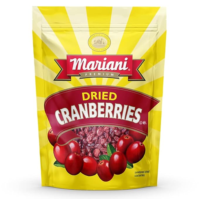 Mariani | Dried Cranberries | Healthy Snacks for Kids &amp Adults | Dried Fruit | Vegan Snacks | Gluten Free Snacks | No Preservatives Fat Free | 30 Ounces (Pack of 1) - Resealable Bulk Bag