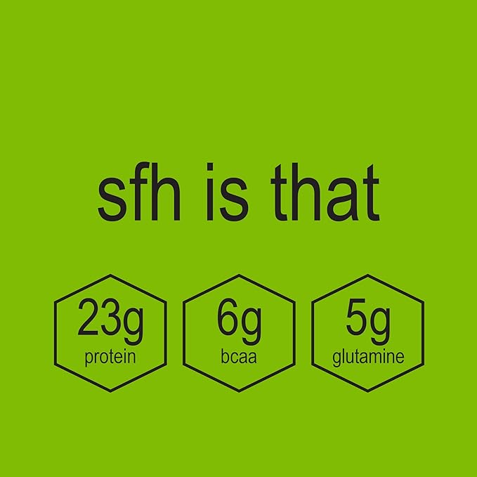 SFH Grass Fed Whey Protein Powder | Natural Whey Protein Concentrate | Non-GMO Soy-Free No Artificial Flavors | Protein Powder for Muscle &amp Recovery | Vanilla | Pack of 1