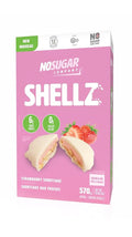 No Sugar Keto Shellz - Sugar Free (0g) Treat On-the-go Keto Snack - 30 Pack Individually Wrapped - Gluten Free Kosher Value Pack (1 Pack Strawberry Shortcake)