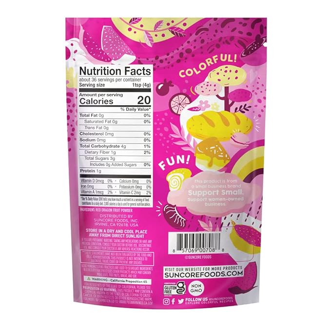 Suncore Foods – Better Together Favorites Starter Bundle 4 Pack – 3 Powders (Blue Pink &amp Purple) &amp Rose Petals Bloom