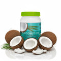 Member Mark Coconut Oil - Organic Virgin – Unrefined &amp Cold-Pressed | 100% Pure Natural GMO-Free Kosher &amp Halal | Moisturizer for Skin Hair &amp Body | Ideal for Cooking Baking &amp Beau