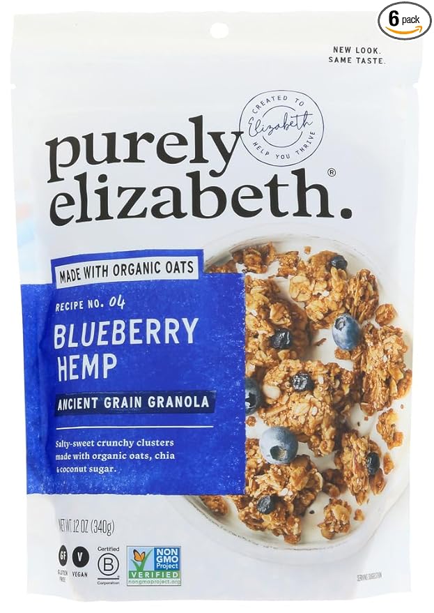 Crl 70%+ organic Gran Blueberry Hemp  12 oz (pack of 6)