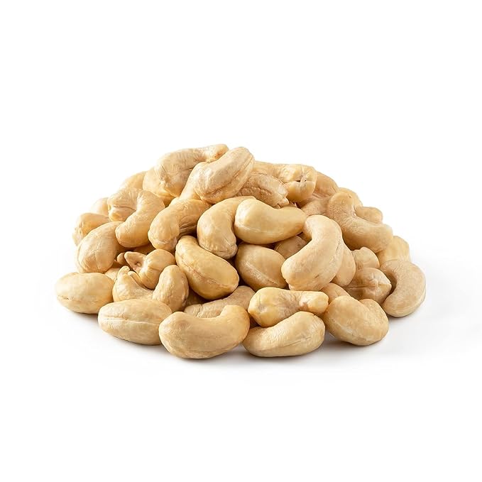 Jaybee’s Raw Whole Cashew Nuts 3 LB Bulk Resealable Bag – Natural Unsalted Cashews – Vegan Keto &amp Gluten-Free Snack for Cooking Baking &amp Snacking