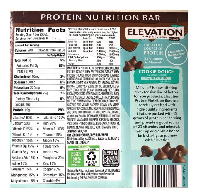 🍪🤩 4-PACK Irresistible Gluten-Free Cookie Dough &amp Yogurt Honey Protein Bars! 🌟💪 4 Boxes 32 Bars of Tasty Energy Boosts – Perfectly Sweet &amp Satisfying! 📦🎉15 grams of protein and 22 key v