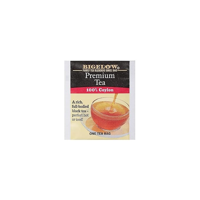 Bigelow 100 Count Premium Blend Black Tea Contains 100 Individually Wrapped Tea Bags Full Caffeine
