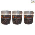 Mahamandaleshwar Premium Black Raisins Whole 3 x 250g | Sun-Dried Kali Kishmish | Handpicked Authentic Indian Taste | High Oil &amp Aroma | Traditional Dry Fruit