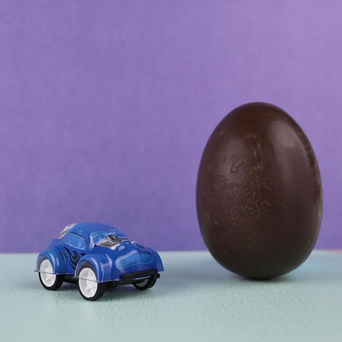Finders Keepers Hot Wheel Series 2 Chocolatey Eggs with Mini Car Figurine Inside Christmas Stocking Stuffers Party Favor Candy 6 Count